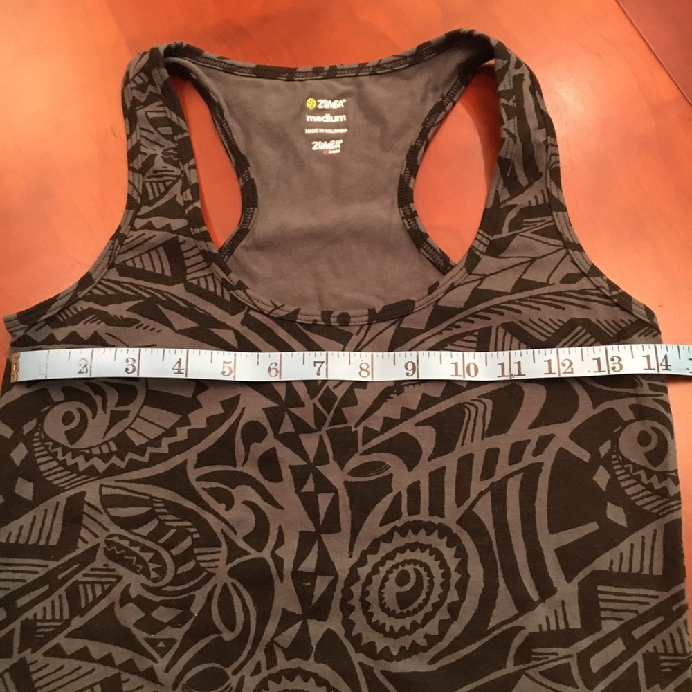 Zumba fitness racer back tank top - Picture 6 of 11